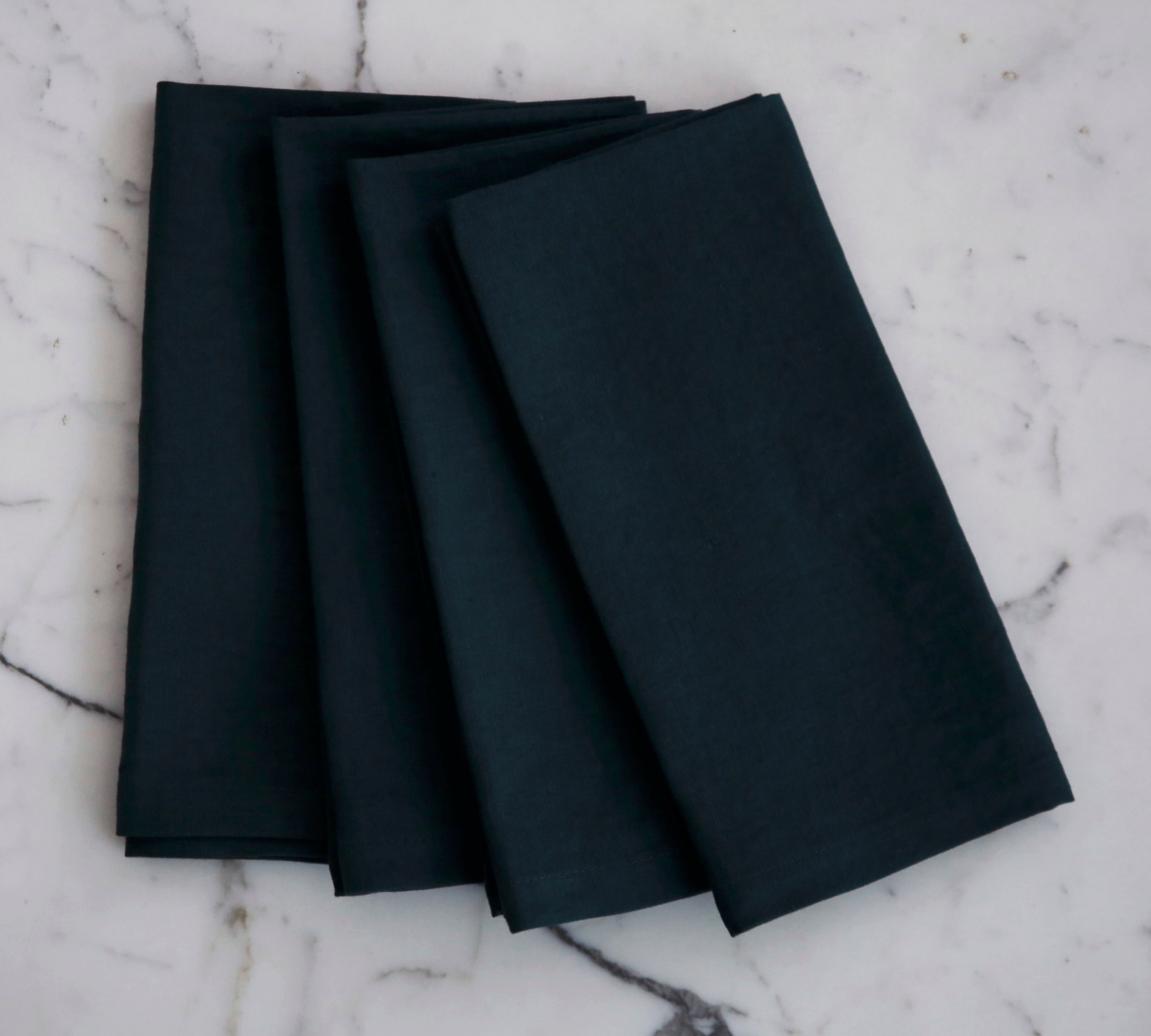 HUNTER GREEN LINEN NAPKINS LUSSO EVENT HIRE + SHOP