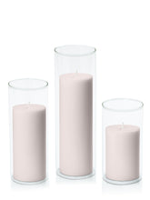 Load image into Gallery viewer, PILLAR CANDLE TRIO