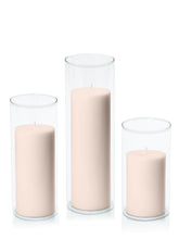 Load image into Gallery viewer, PILLAR CANDLE TRIO