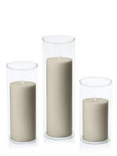 Load image into Gallery viewer, PILLAR CANDLE TRIO