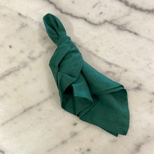 Load image into Gallery viewer, EMERALD GREEN LINEN NAPKINS