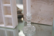 Load image into Gallery viewer, CRYSTAL GLASS TAPER CANDLE HOLDER (SINGULAR)
