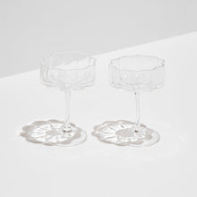 Load image into Gallery viewer, FAZEEK I WAVE COUPE GLASSES (SET OF 2)
