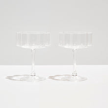 Load image into Gallery viewer, FAZEEK I WAVE COUPE GLASSES (SET OF 2)
