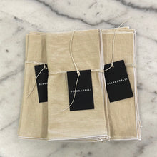 Load image into Gallery viewer, TWO-TONE // OAT + WHITE LINEN NAPKINS
